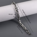 Popular Streetwear Cuban Chain Bracelet For Men, Bold Domineering Punk Hip Hop Design, All-Match Stainless Steel Titanium Steel Fashion Accessories