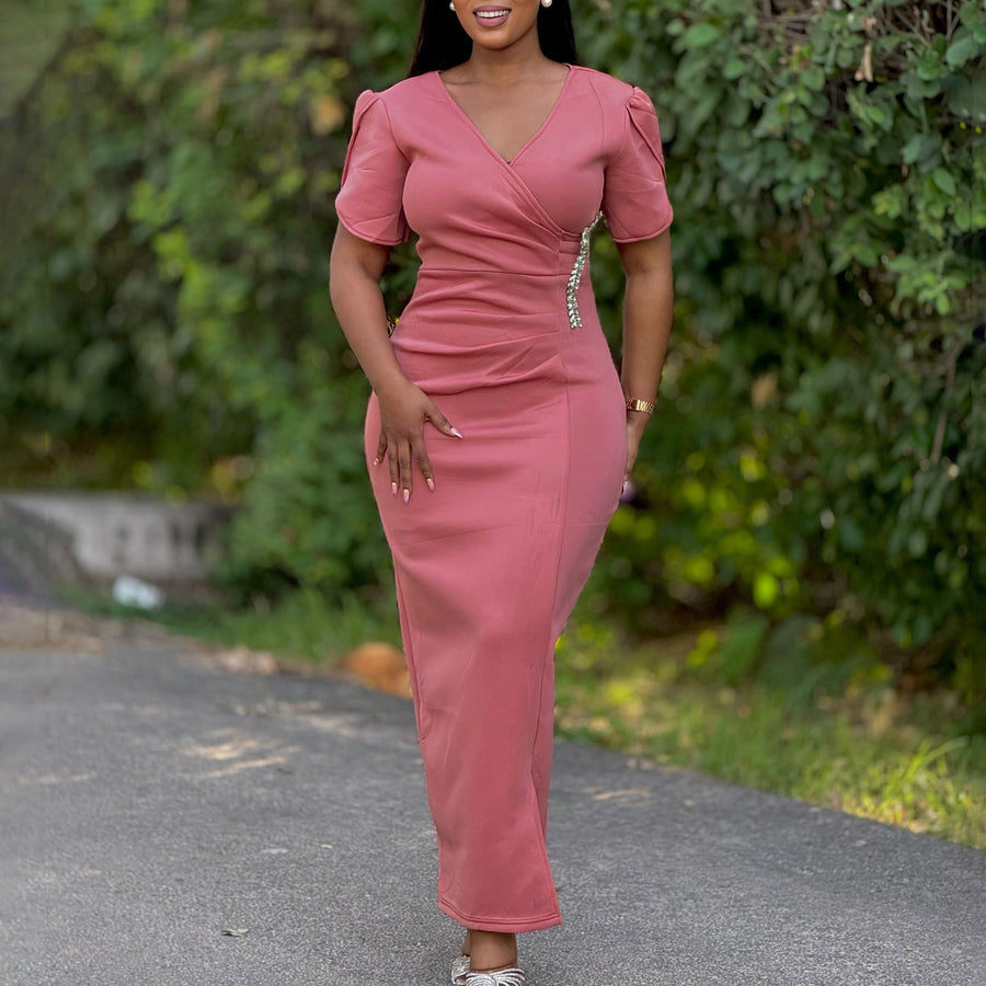 Women's Stylish And Elegant African-Inspired Casual Dress