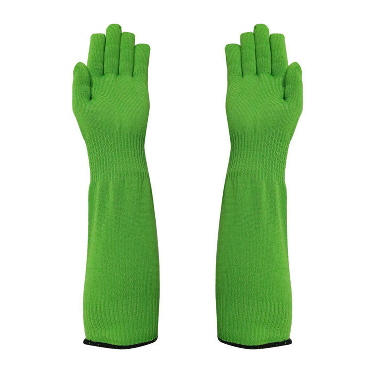 Anti-Bite Anti-Cut Sleeve Guards Puncture-Resistant Work Gloves For Construction Sites