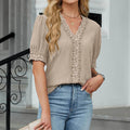 Summer New Arrival Fashionable Hollow-Out Short-Sleeve For Vacations