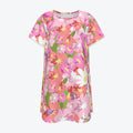 3D-Printed Casual Round-Neck Short-Sleeve Dress