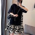 Women's Heart-Patterned Floral Dress