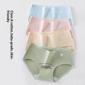 Women's Antibacterial Briefs With Front Gusset Mid-Rise Triangular Cut