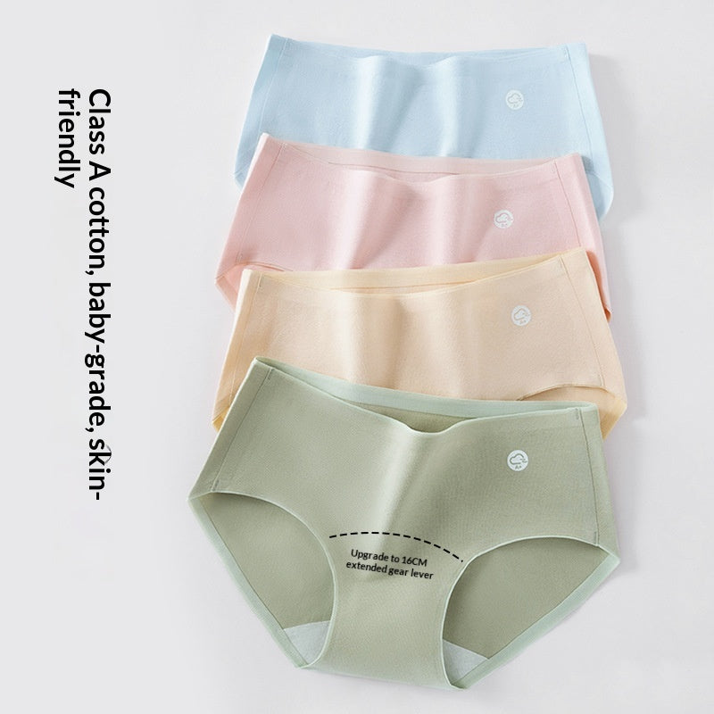 Women's Antibacterial Briefs With Front Gusset Mid-Rise Triangular Cut