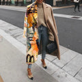 Casual Lapel Long Sleeve Blend Wool Coats