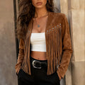 Tassel Patchwork Short Jackets