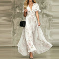 Flower Print Boho Party Dress
