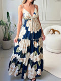Beach Vacation Floral Print Dress