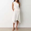 Solid 2 Piece Sets with Lace-up Top