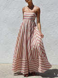 Striped Printed Holiday Dress