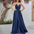 Elegant Strapless Sleeveless Cocktail Dress