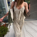 Halter Top & Pant Set Size Women's Summer Fashion