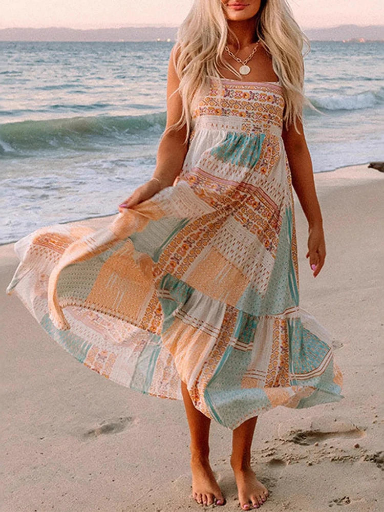 Sexy Off Shoulder Summer Dress Women