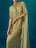 Sequin Splicing Luxury Chiffon Dress