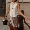 O-neck Hollow Out Loose Shirt