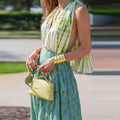 Low-Cut Deep V Holiday Dress