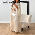 Big Hem Long Chiffon Dress