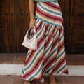 High Waist Vacation Swing Skirt