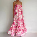 Floral Print Casual Maxi Dress