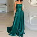 Off Shoulder Hollow Long Dress