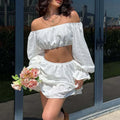 Sweet Solid 2Pc Outfit Set