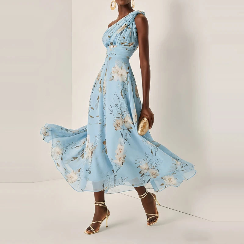 Floral Print Boho Party Dress