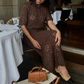 Crochet Summer Suit Lapel Button Set