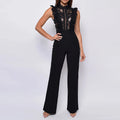 Lace Patchwork Sheer Rompers
