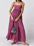 Printed Swing Long Dress