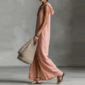 Sleeveless Shirt Dress Women's Elegant Commute