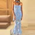 Backless Slim Gown