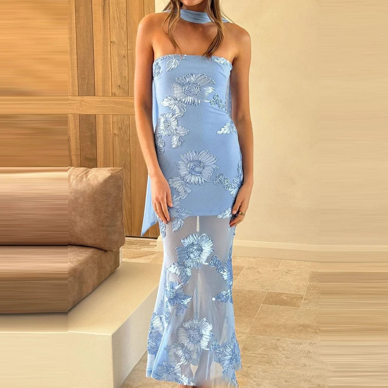 Backless Slim Gown