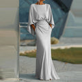 High Waist Pleated Party Dress