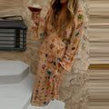V-neck High Waist Holiday Long Dress