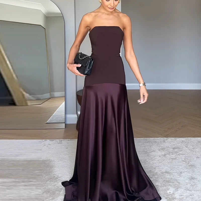 Backless Strapless Party Dress