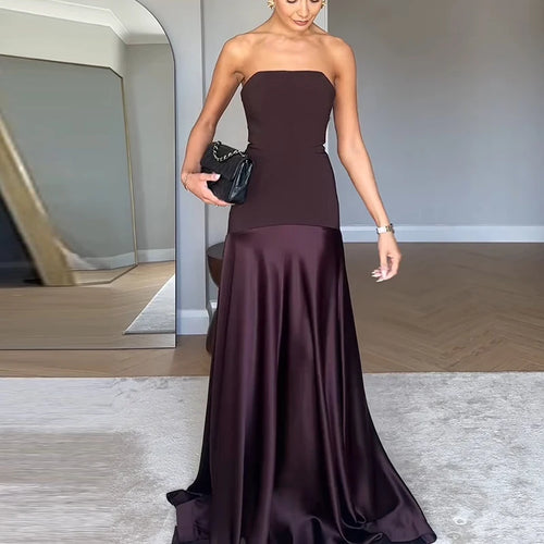 Backless Strapless Party Dress
