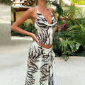 Halter Sleeveless Top & Skirt Set Size 10
