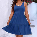 Sleeveless Mid-Length Casual Dress