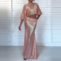 Sequin Glitter Party Top & Long Suit Size