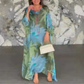 Batwing Sleeve Long Dress Size Women's Casual