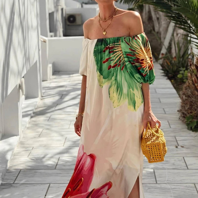One-Shoulder Vacation Dress Size 12