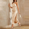 Satin Evening Party Dress