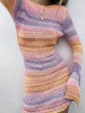Backless Knitted Mini Dress Size 8