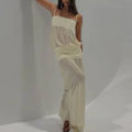 Backless Slim Beach Suit