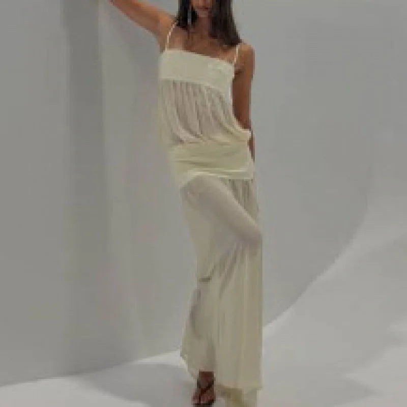 Backless Slim Beach Suit