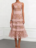 Big Swing Pattern Print Dress