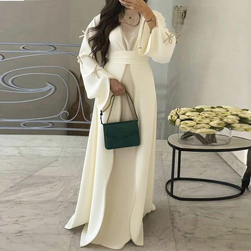 Belted Cardigan Dress Size Women's Casual
