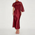 Solid Party Dress Summer Luxury Style