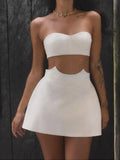 Strapless Vest Top & Skirt Set