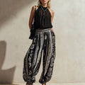 Sleeveless Hight Waist Solid 2Pc Suit